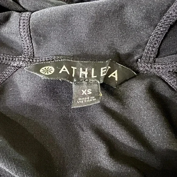 #0075 Athleta Full Zip Hoodie, Black, Size XS - Picture 6 of 9